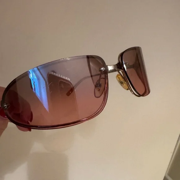 Prada Rose-Tinted Vintage Sunglasses - Picture 4 of 5